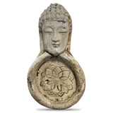 Sahumador Cabeza Buda X1 Unidad Cemento Sagrada Madre