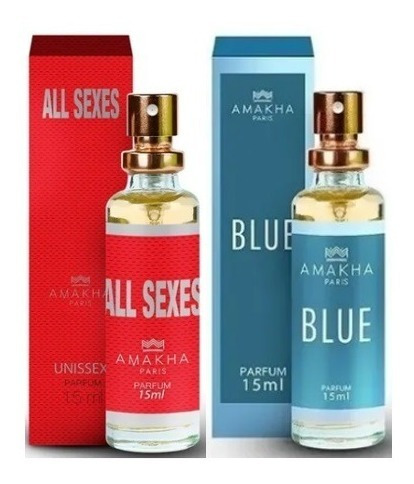 Perfume Amakha Paris All Sexes E Blue Masculino 15ml