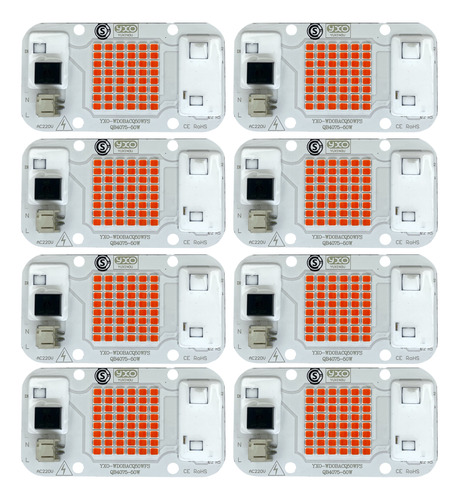 X8 Led Yxo 50w Samsung Quantum Full Spectrum 370-780nm Grow