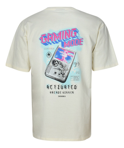 Remera Oversize Gamer Gaming Mode Dogma Algodon 2 Estampas