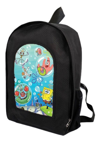 Mochila Clásica - Bob Esponja Pers- Gamer/comic/series/anime