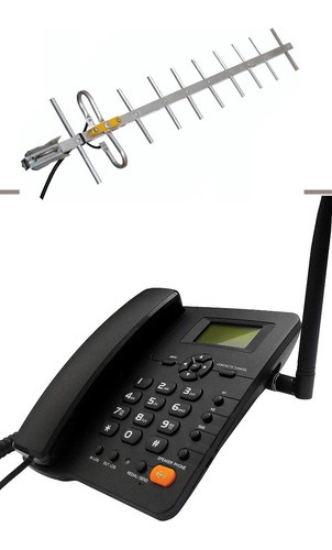 Telefono Rural Remplaza A Huawei F317 Capta 3g + Antena10mts