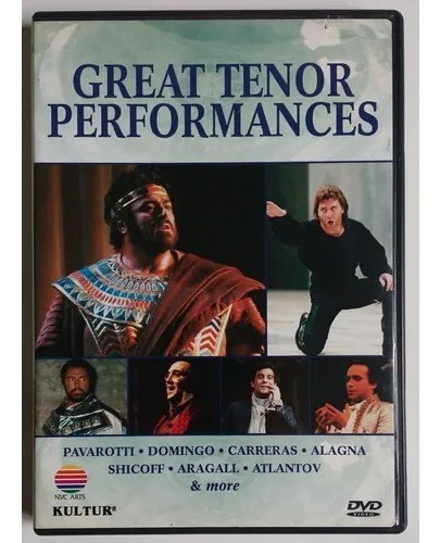 Great Tenor Performances   Dvd Nuevo