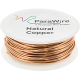 Cobre Craft Wire, Parawire 18 ga Natural Esmaltado 50 'roll