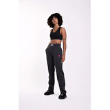 Pantalon Buzo Mujer, Modelo Libra Everlast Gris Titanio 