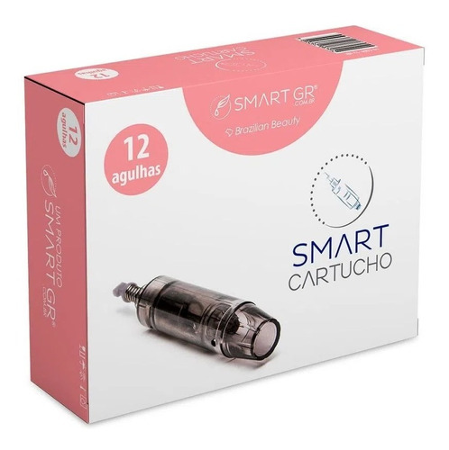 Cartucho Para Smart Derma Pen Preto 12 Agulhas 10un Smart Gr