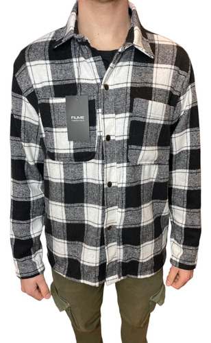 Camisa Leñadora Abrigada Camisaco Hombre Fiume Saco Polar