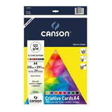 Folhas Criativo Colorido Canson A4 120gm²