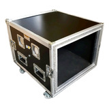 Case Rack 8u Com Amortecimento E Rodas