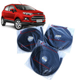 Burletes Para 2 Puertas Delanteras + Baul Ford Ecosport Kinetic 2012 Al 2018 (3 Unidades) Silvaflex