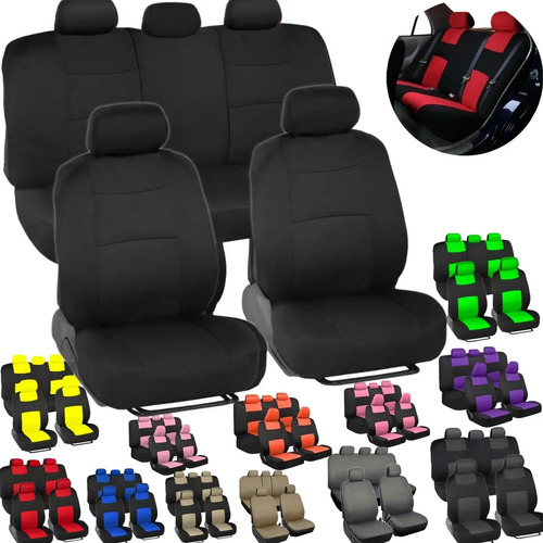 Fundas Para 5 Asientos De Automóvil 10 Piezas Universal | MercadoLibre