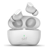 Audifonos Manos Libres True Wireless Lite Stf Base De Carga Color Blanco