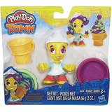 Play-doh Town De Chica Con Helado