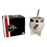 Mate Pampa Xl River Plate + Bombilla Térmico + Packaging 