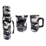 Set Termo Mate Vaso Térmico Equipo De Mate Tipo Stanley