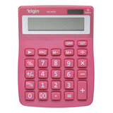 Calculadora De Mesa Elgin 12 Digitos Rosa Mv4135