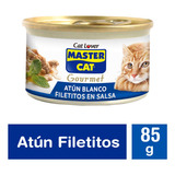 Master Cat Alimento Gato Atun  Blanco 85 Grs