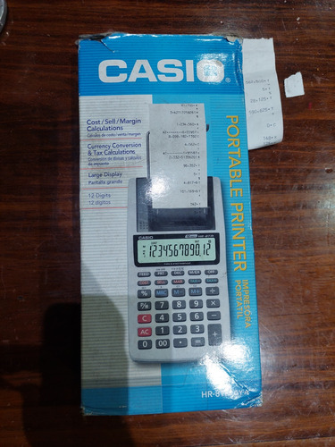 Calculadora Con Impresora Casio Original