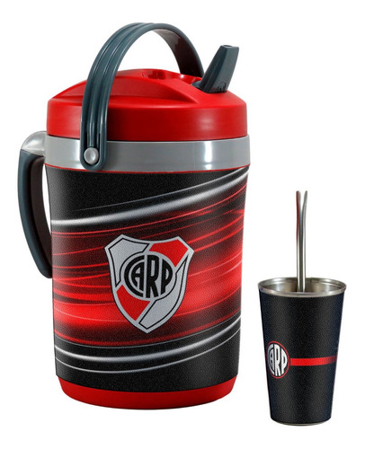 Set Terere Termo Vaso Bombilla, River