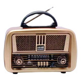 Radio Retro Potente Grande Multibandas Am Fm Bluetooth