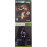 Resident Evil  Volumes 5 E 6 Físicos Originais Xbox 360 