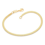 Pulseira Rommanel Feminino Banhada Ouro Gio Antonelli 552031 Comprimento 19 Cm Cor Dourado