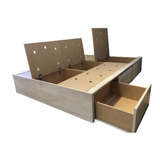 Box Sommier Cajones King 180x200 Melamina Faplac Mdf