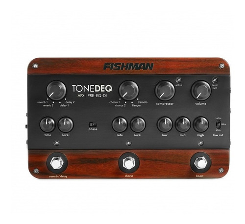 Pedal Tonedeq Preamp Eq Acústico, Fishman Pro-deq-afx