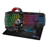 Combo Mouse +teclado Gamer +auricular Gamer +mouse Pad