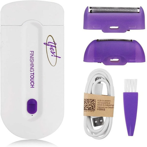 Rasuradora Depiladora Electrica Usb Piernas Axilas Brazos Color Violeta