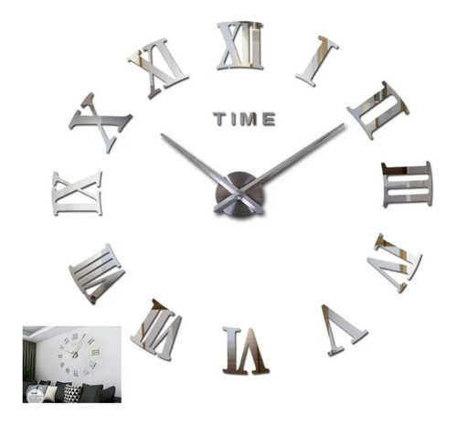 Reloj 3d De Pared Hogar Decorativo Diseño Grande Moderno 