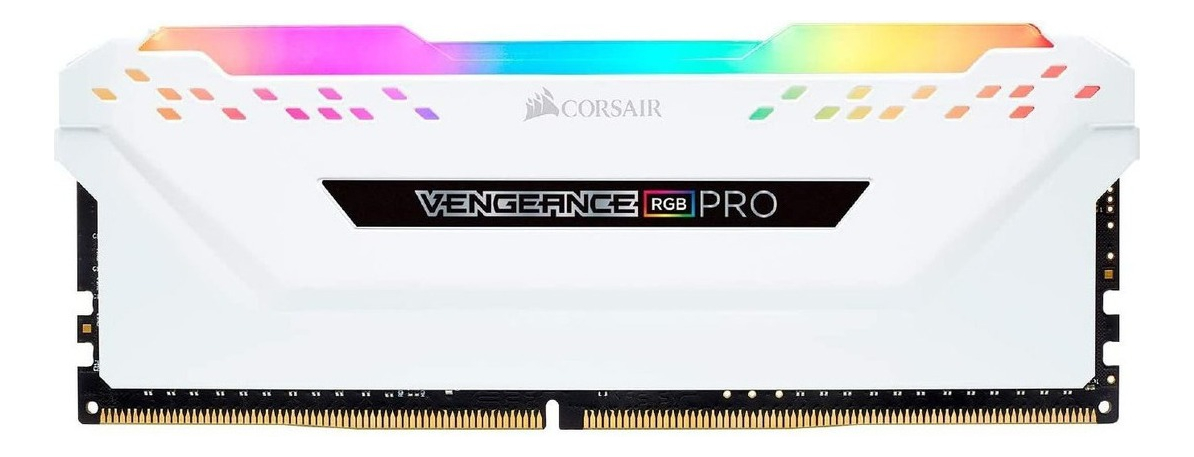 MEMORIA RAM 16GB 2X8GB CORSAIR CMW16GX4M2C3200C16W VENGEANCE RGB PRO