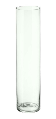 Vaso Vidro Tubo Cilíndrico Grande 90cm Decoração Transparent