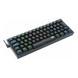 Teclado Gamer Mecanico Redragon Fizz Rgb K617-rgb-b Sw Brown