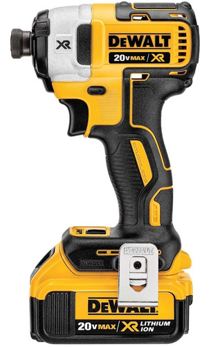 Atornillador De Impacto Dewalt Dcf887 + Batería 5ah 20v Color Amarillo