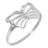 Anillo Mariposa De Plata 925 Macizo