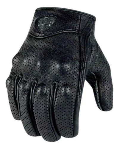 Guantes De Moto De Cuero Vintage For Hombre Y Mujer