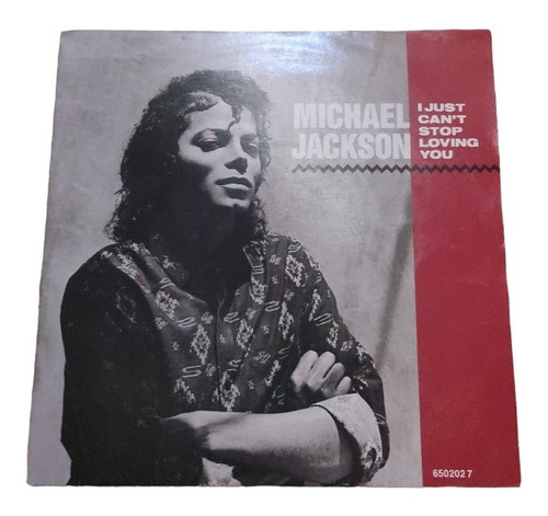 Michael Jackson I Just Can't Stop Loving You Vinilo Single7'