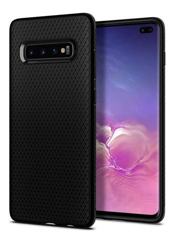 Funda Spigen Samsung S10 Plus Negro Mate Liquid Air Armor