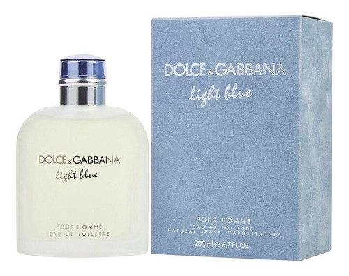 Perfume Original Dolce Gabbana Light Blue 200ml