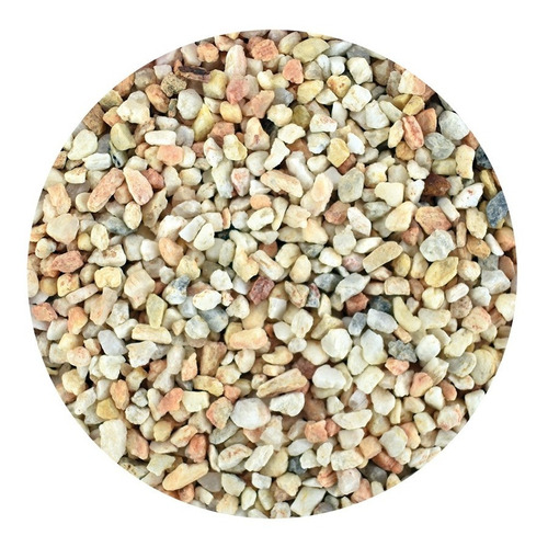 Piedras Grava Para Acuario Grano Medio Decoración Pecera 3kg