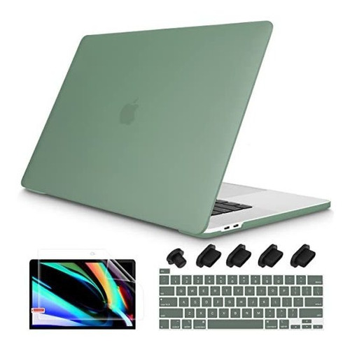 Protector Verde Musgo Compatible Con Macbook Pro 13 Pulgadas