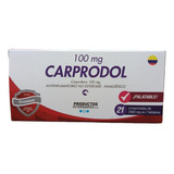 Carprodol 100mg X 21 Comprimidos - Unidad a $5131
