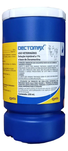 Dectomax 250ml Suplemento Para Bovinos Bezerro Boi Equinos