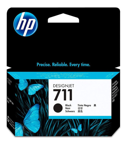 Cartucho De Tinta Hp 711 Negro 38ml