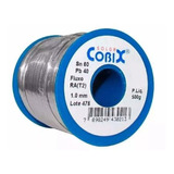 Solda Estanho 60x40 1mm C/ Fluxo Ra (t2) Rolo 500g - Cobix