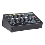 Mezclador De Sonido Mezclador Bajo Metal Sound Mono Am-228 N