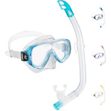 Set De Snorkel Cómodo Niños Wide View - Ondina & ...