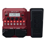 Pedal De Efecto Zoom B1x Four  Rojo