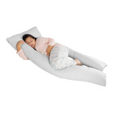 Travesseiro Para Gestante Dormir Bem Em Promoção 190x80cm